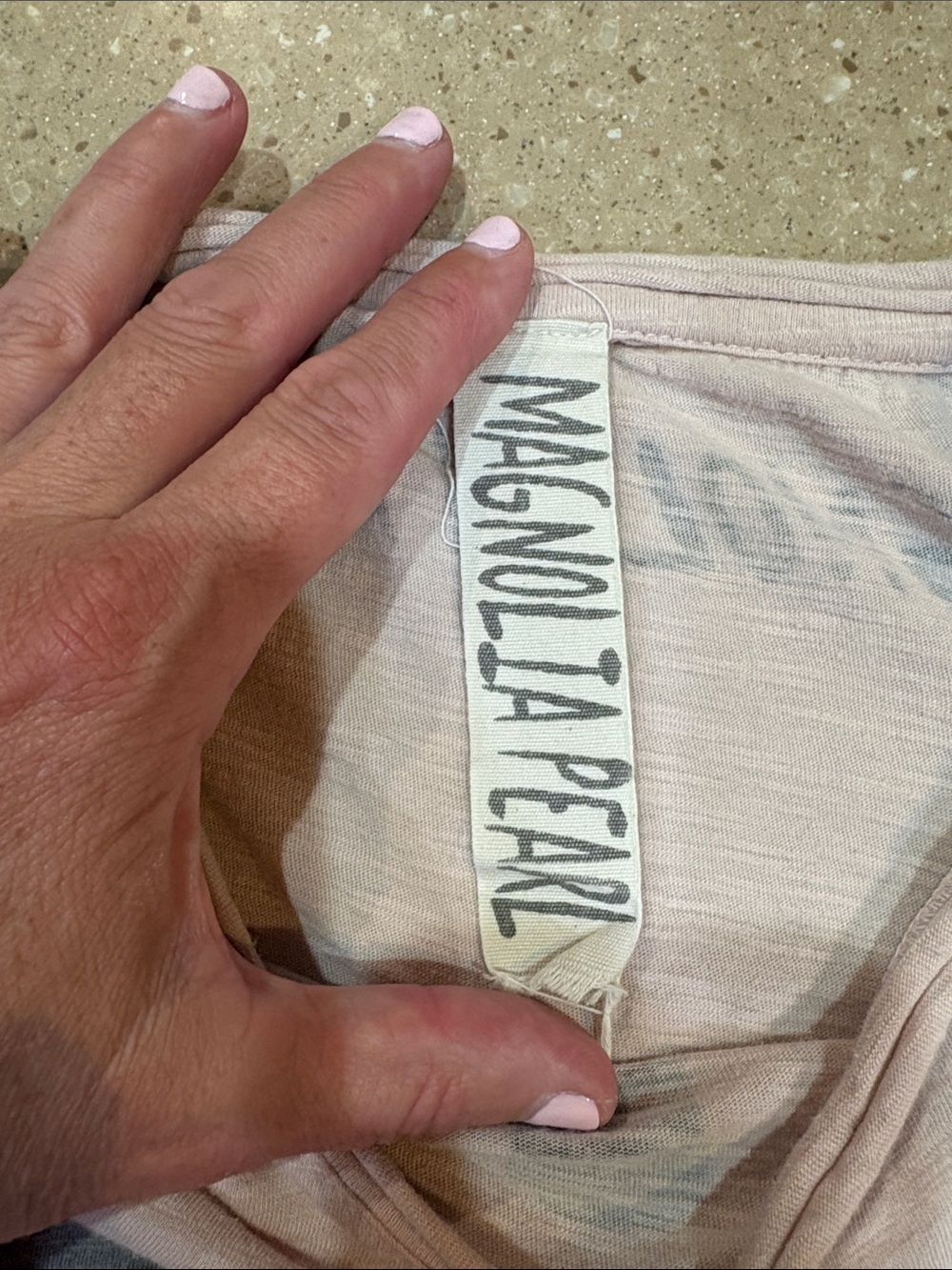 Magnolia Pearl Light Pink 'Love Is My Religion' Graphic Tee - Picture 2 of 4